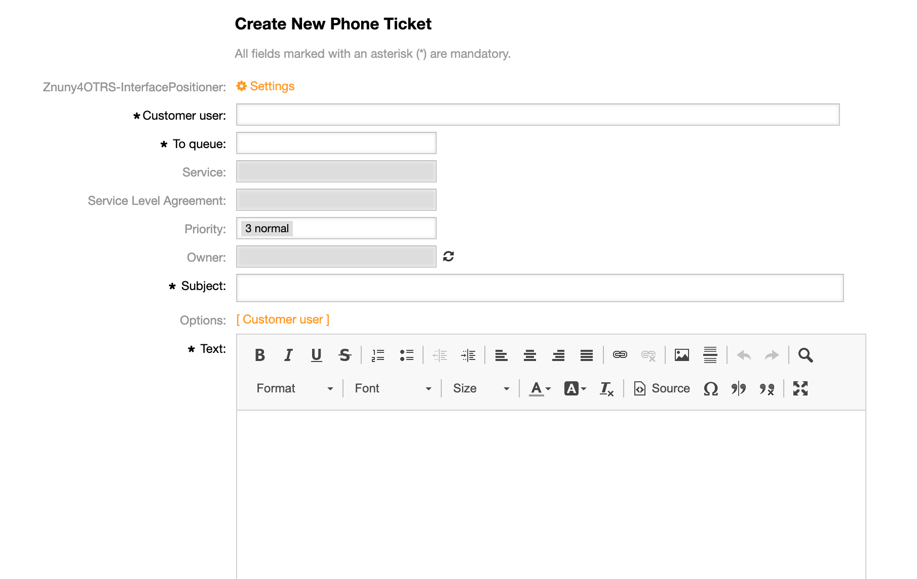 Interface Positioner